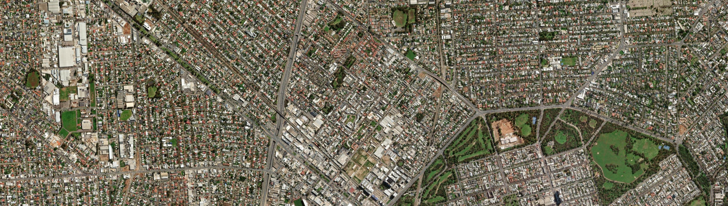 Aerial view of Brompton, SA