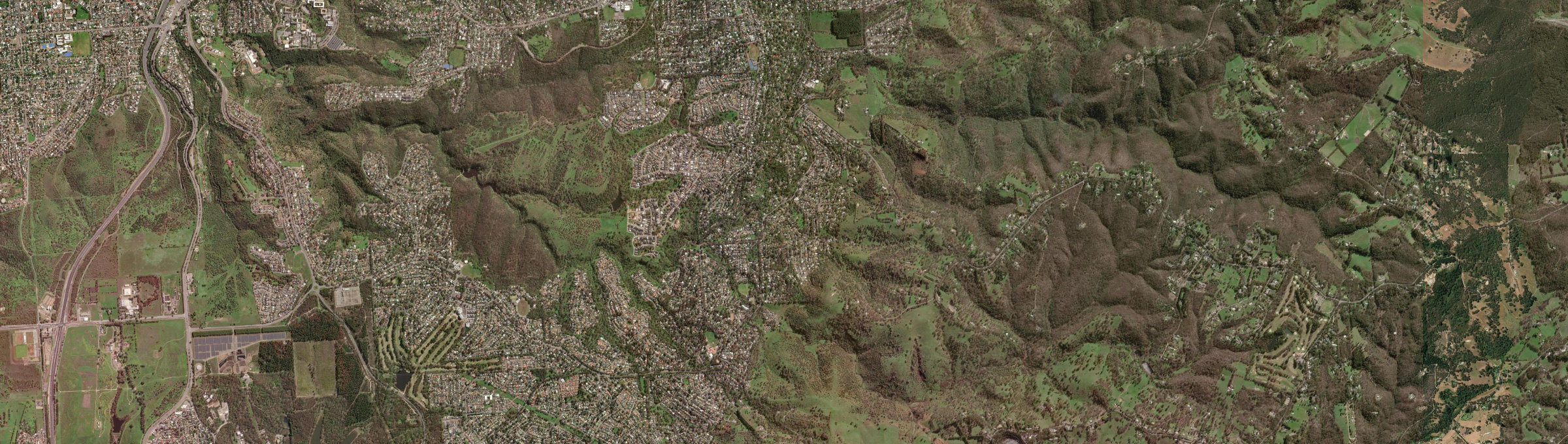 Aerial view of Coromandel Valley, SA