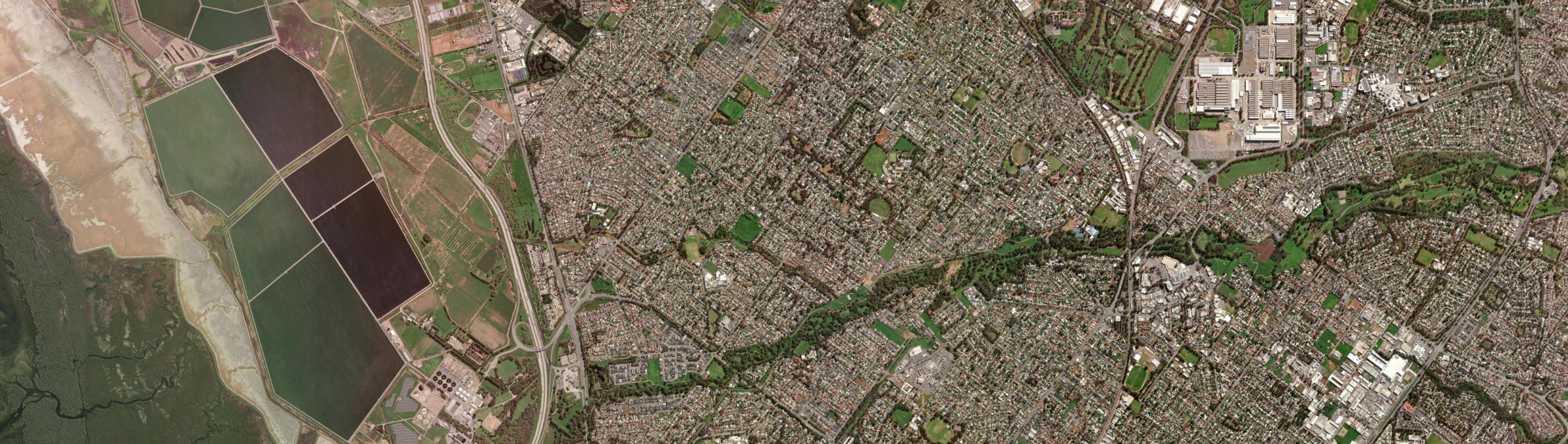Aerial view of Paralowie, SA