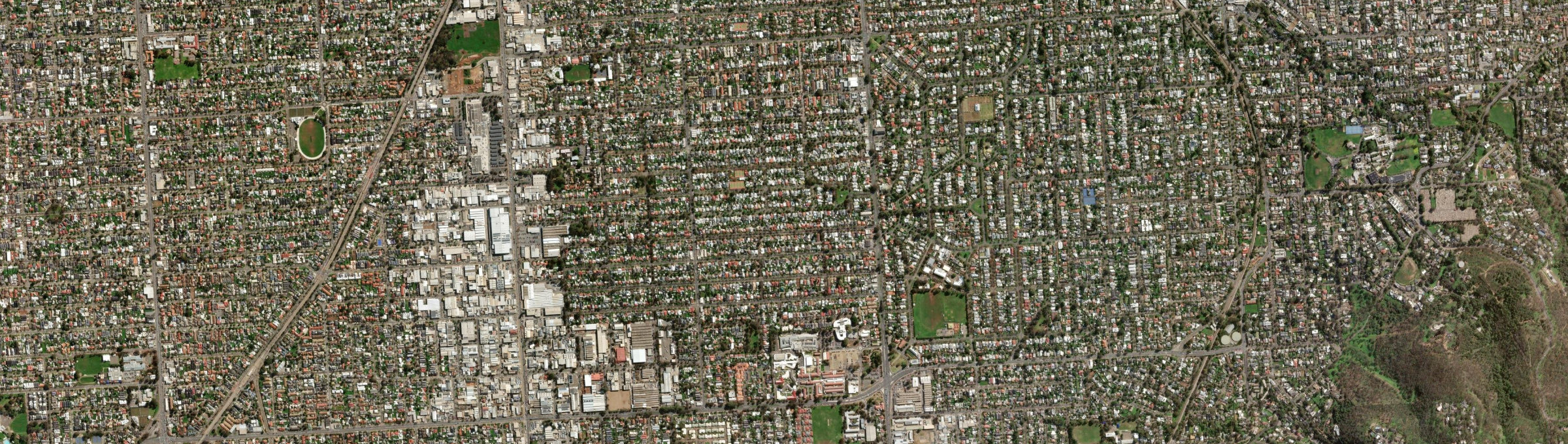 Aerial view of Daw Park, SA