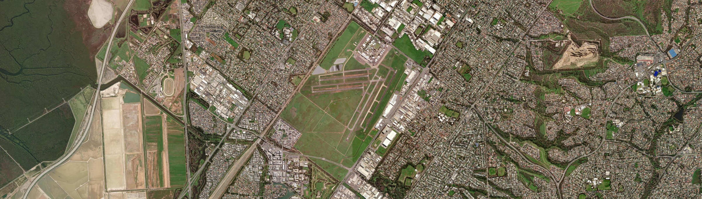 Aerial view of Parafield, SA