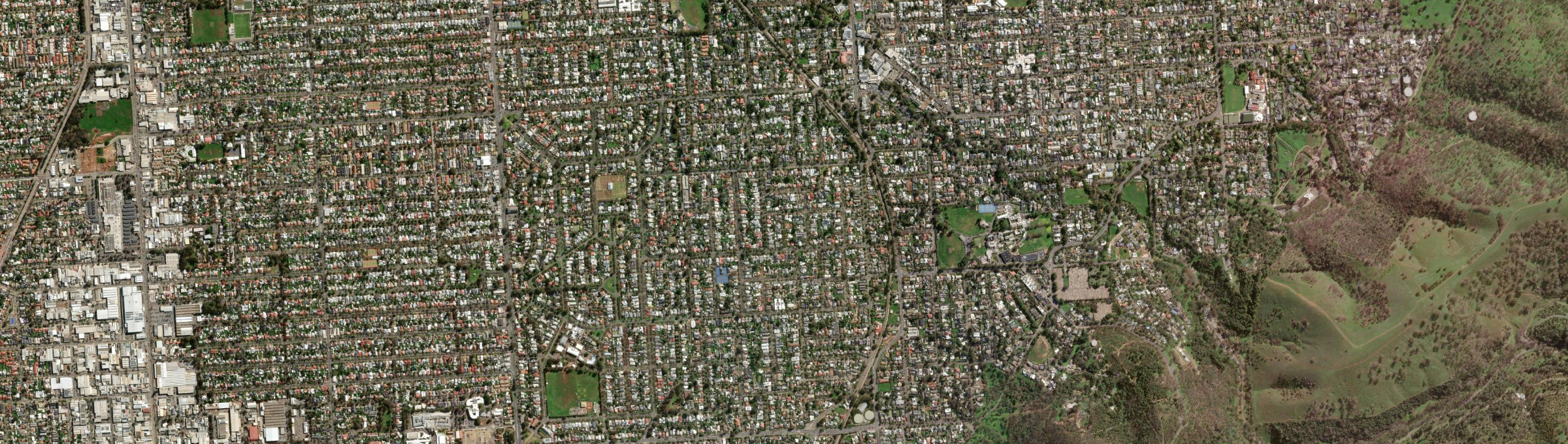 Aerial view of Lower Mitcham, SA