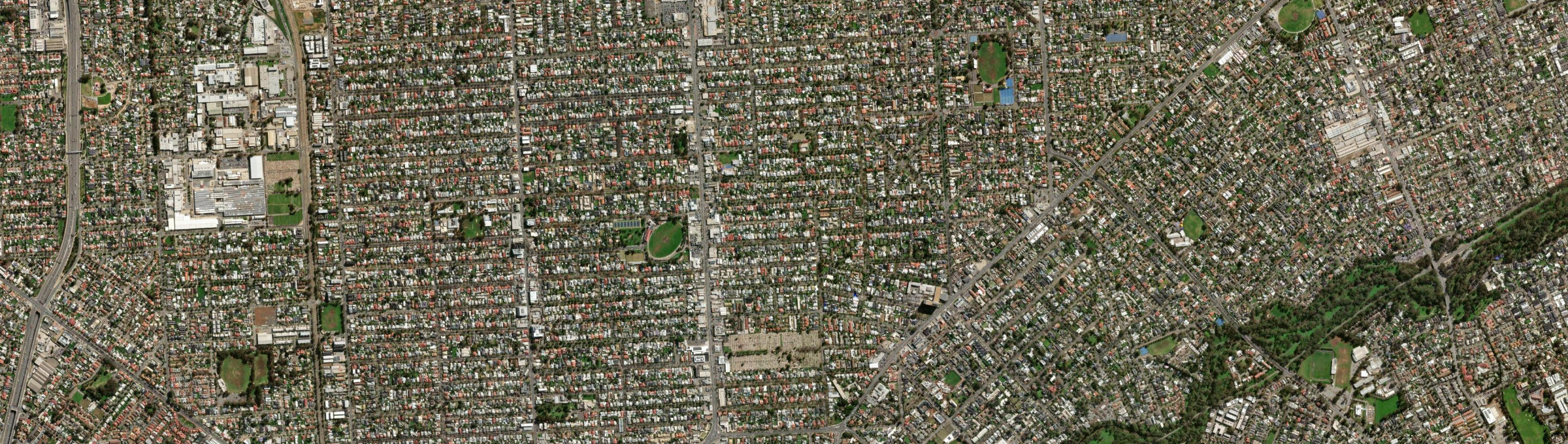 Aerial view of Nailsworth, SA