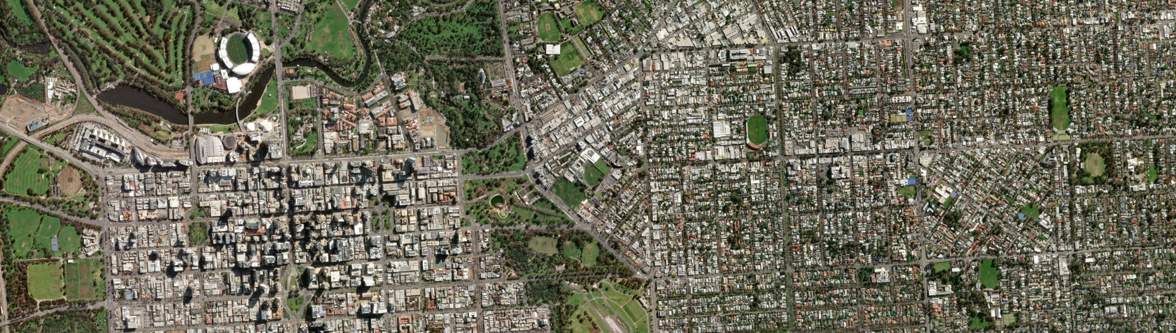 Aerial view of Kent Town, SA