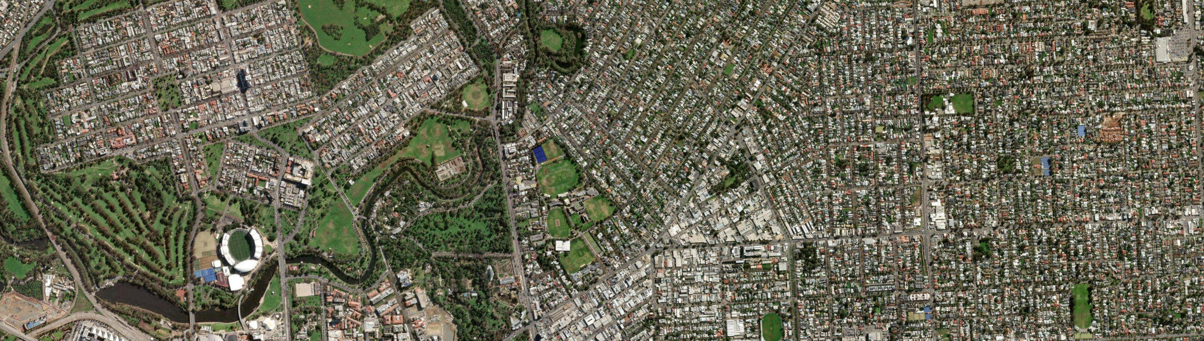 Aerial view of College Park, SA