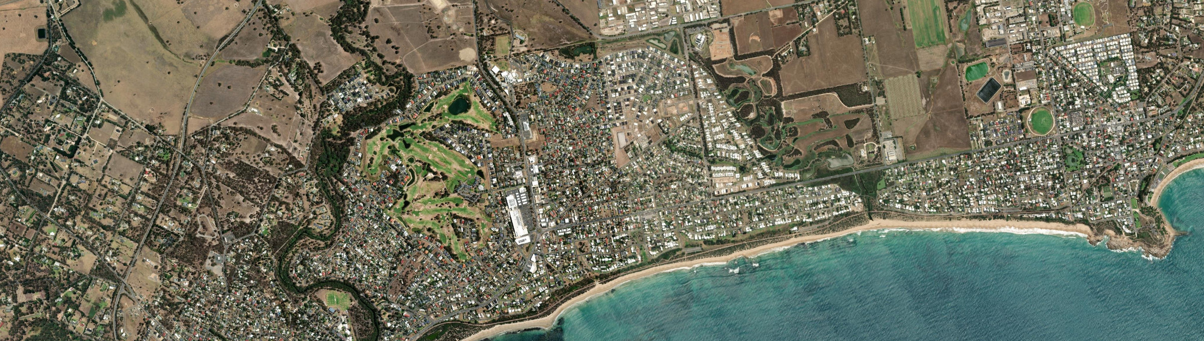 Aerial view of Hayborough, SA