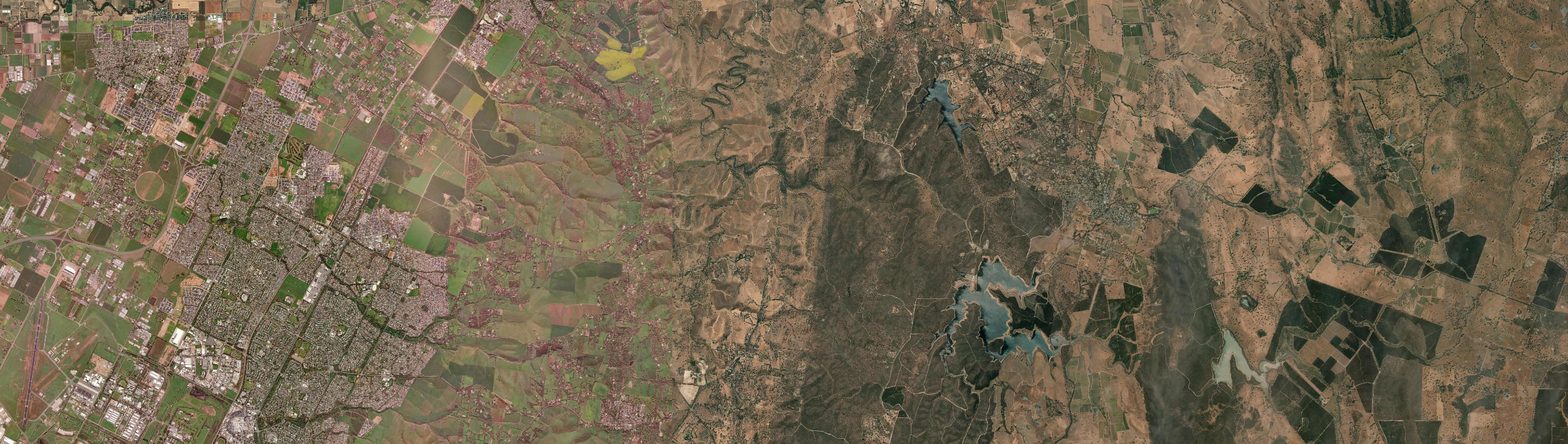 Aerial view of Yattalunga (SA), SA