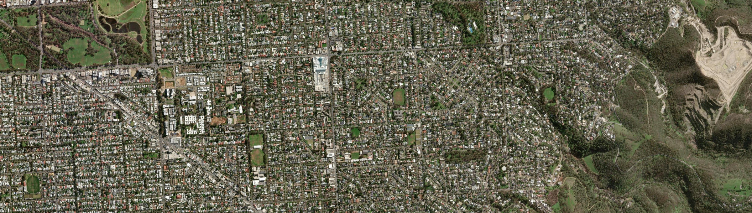 Aerial view of Linden Park, SA