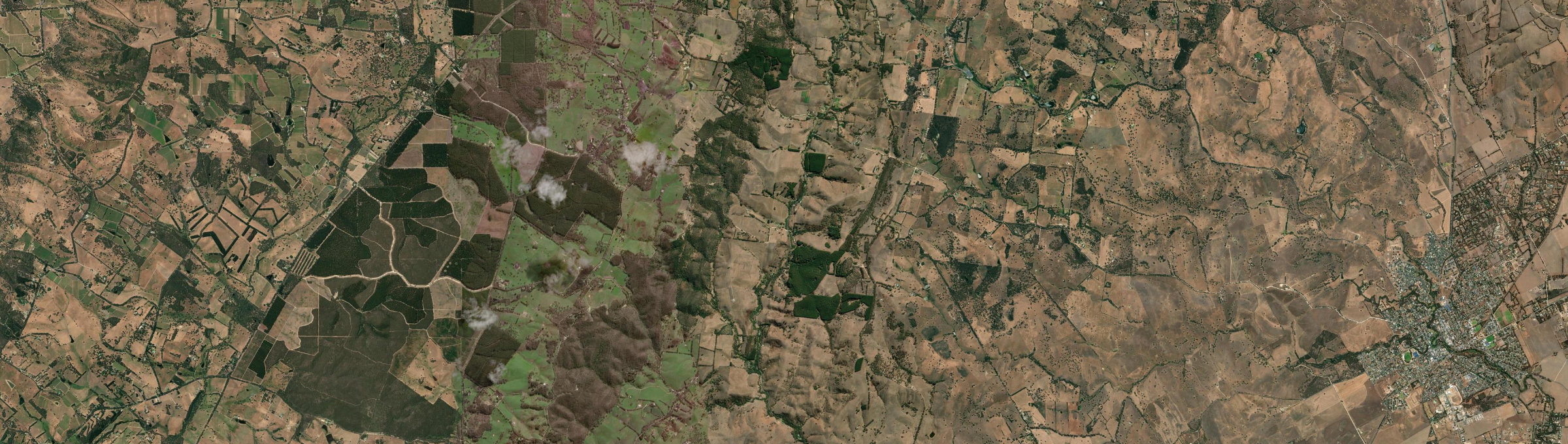 Aerial view of Bull Creek (SA), SA