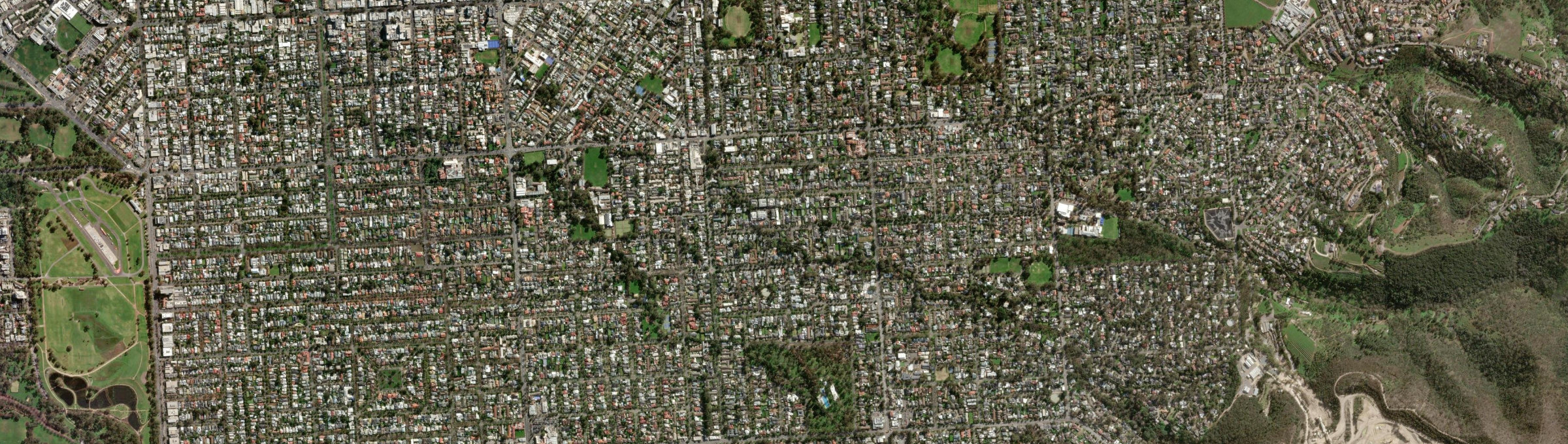 Aerial view of Leabrook, SA