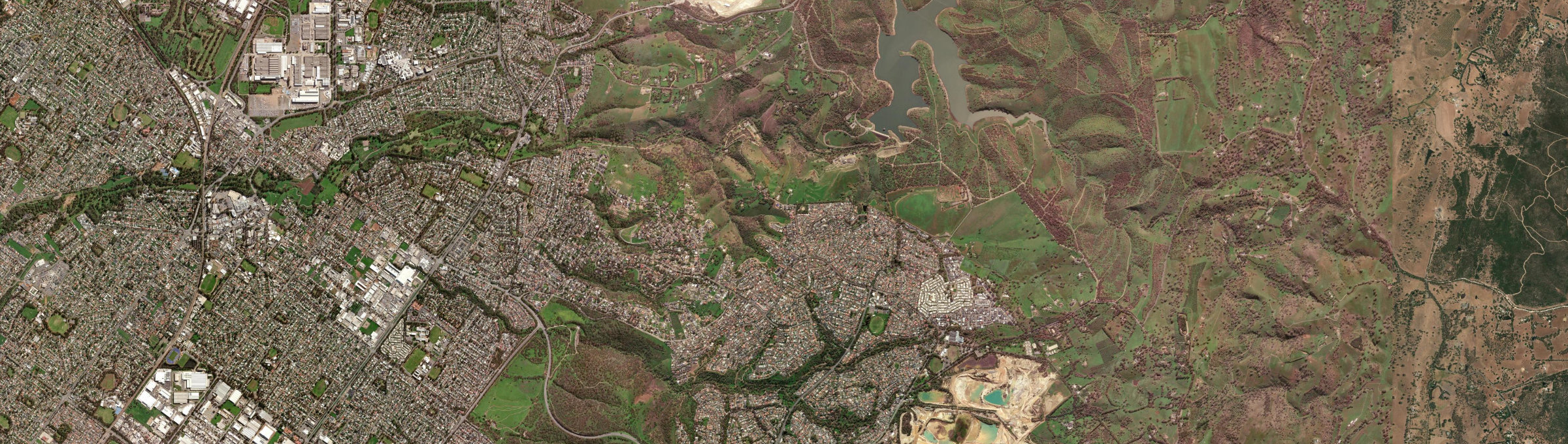 Aerial view of Greenwith, SA