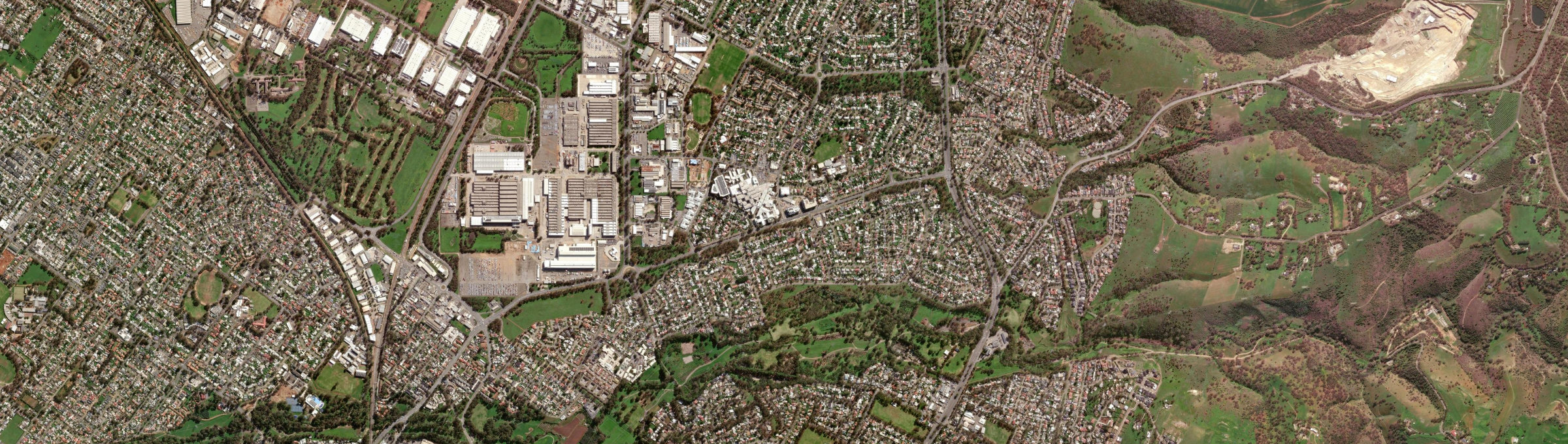 Aerial view of Elizabeth Vale, SA