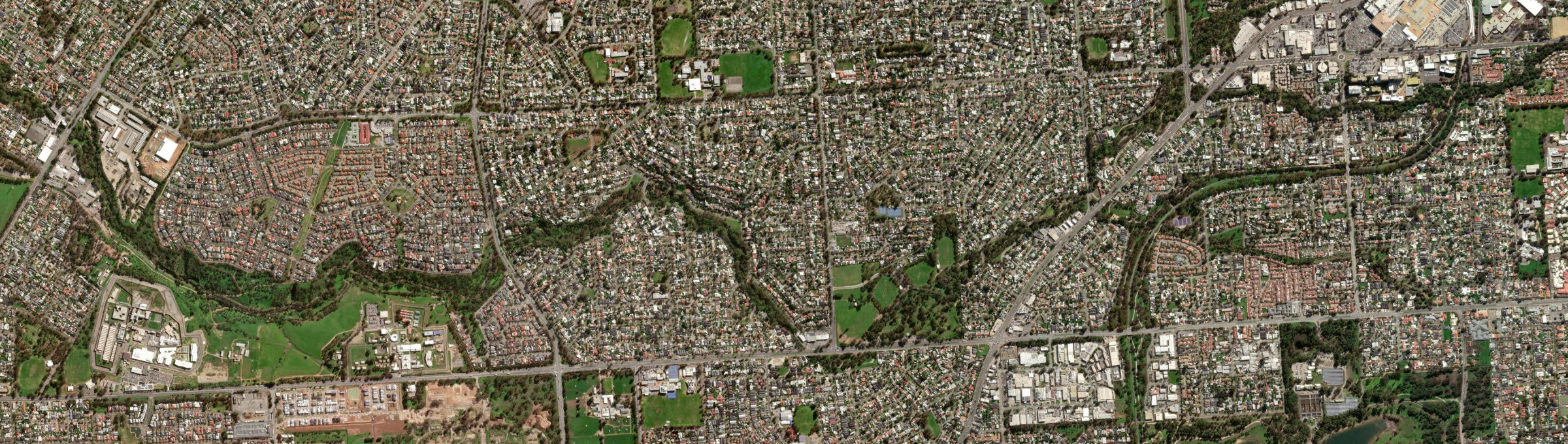 Aerial view of Valley View, SA