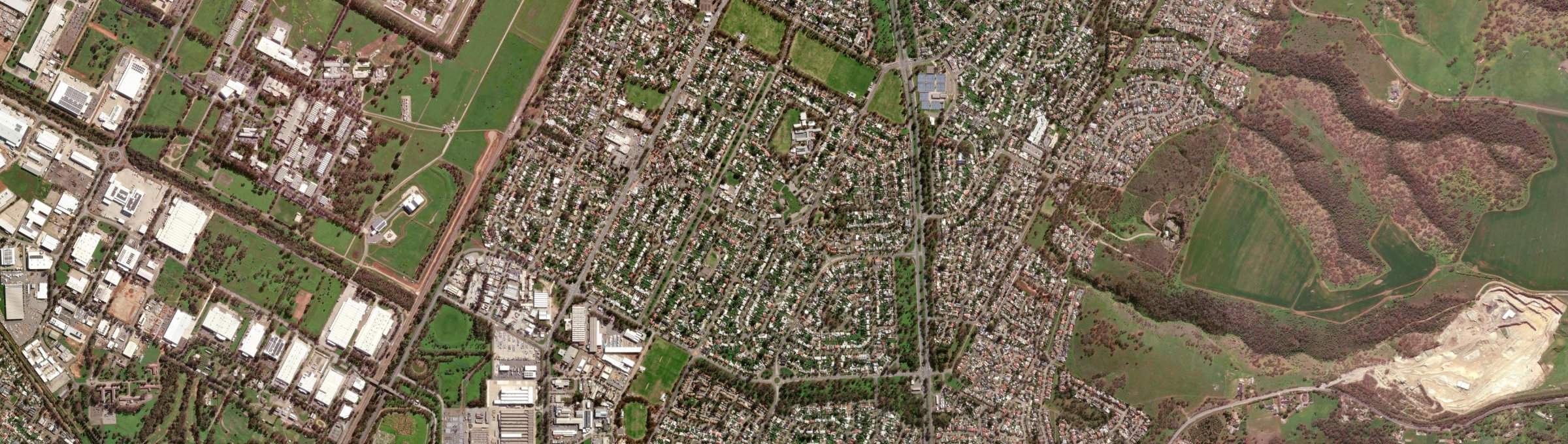 Aerial view of Elizabeth Grove, SA