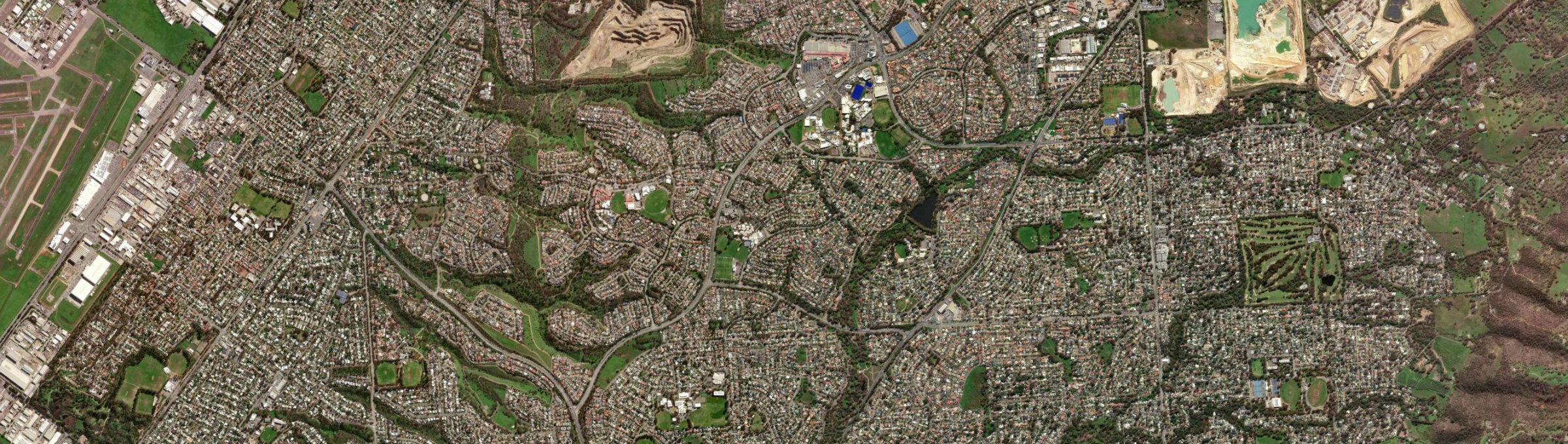 Aerial view of Wynn Vale, SA