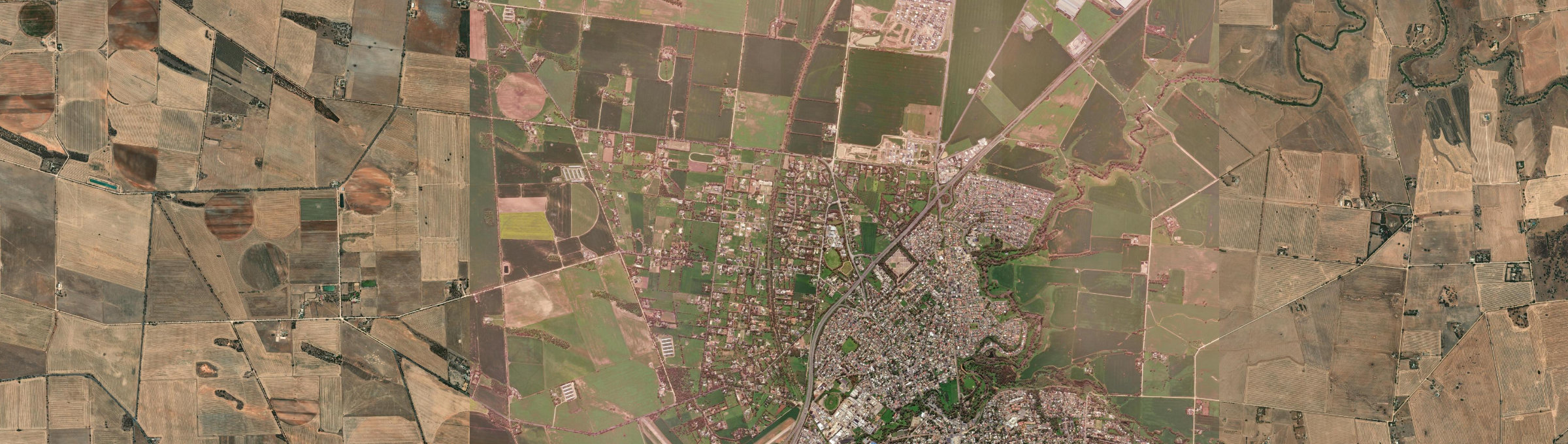 Aerial view of Gawler Belt, SA
