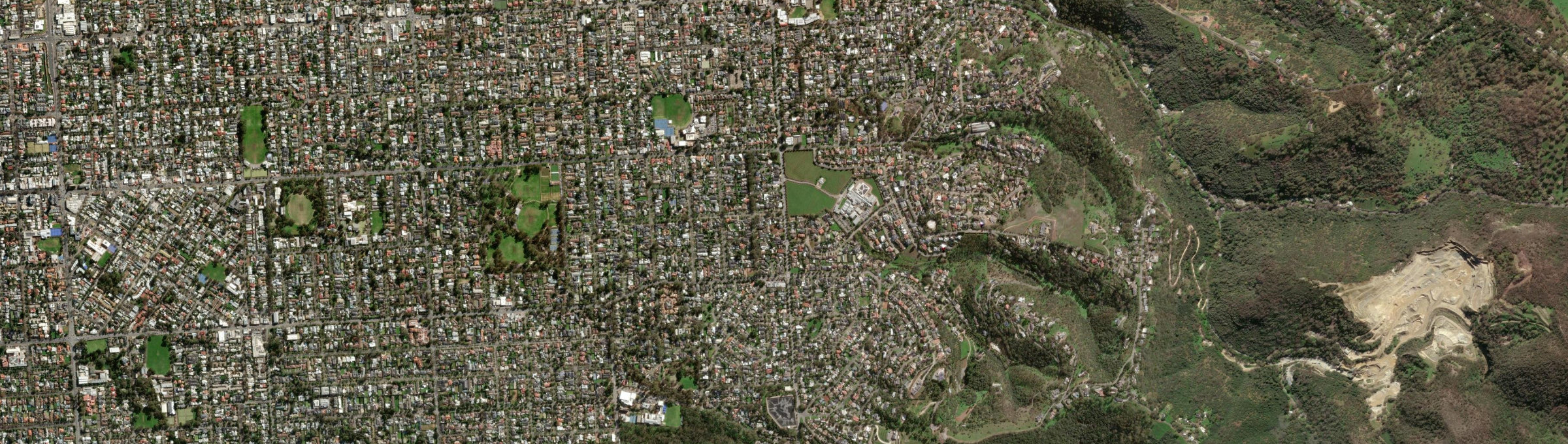 Aerial view of Rosslyn Park, SA