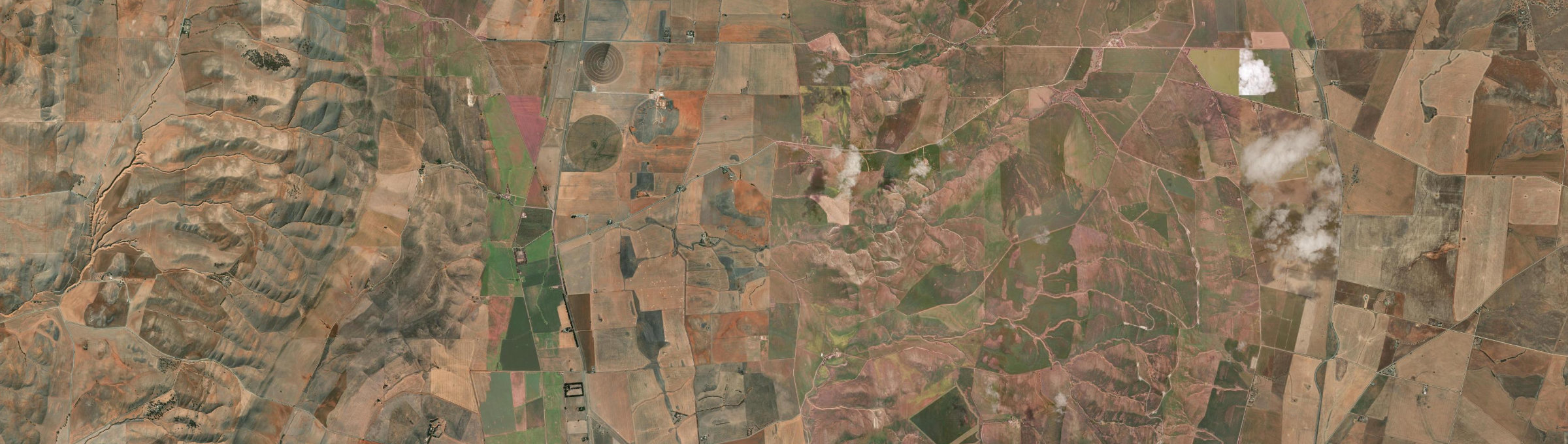 Aerial view of North Booborowie, SA