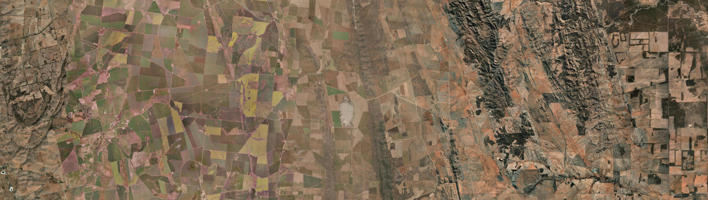 Aerial view of Apoinga, SA