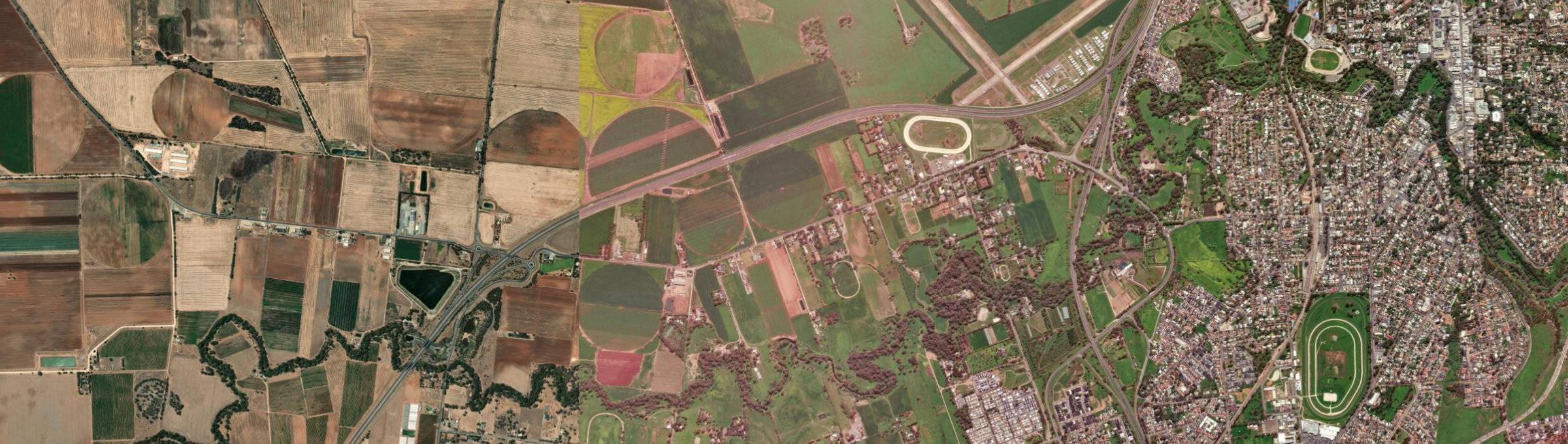 Aerial view of Buchfelde, SA