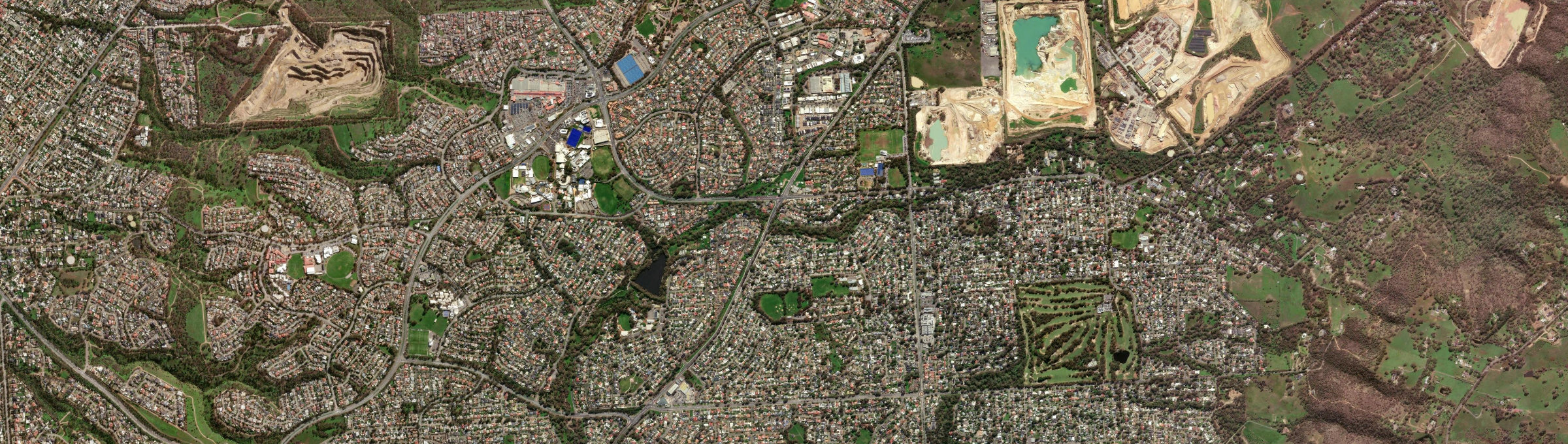 Aerial view of Surrey Downs, SA