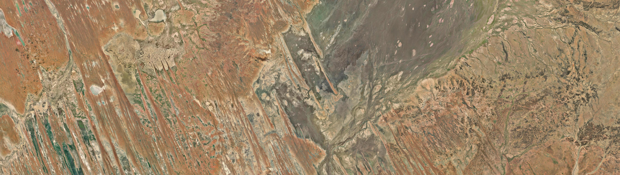 Aerial view of Bedourie, QLD