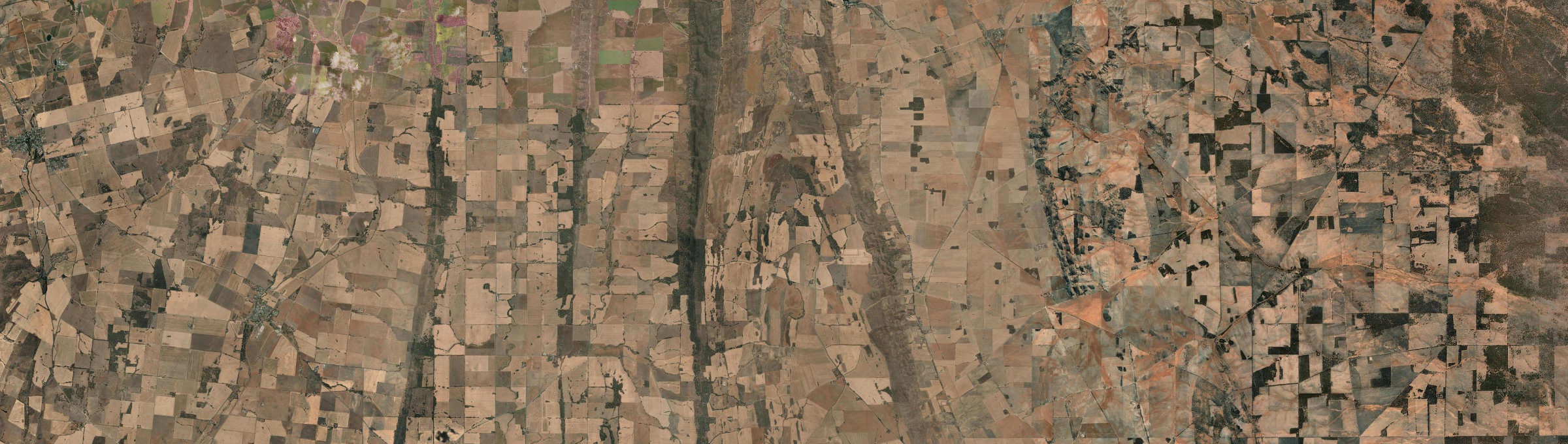 Aerial view of Ngapala, SA