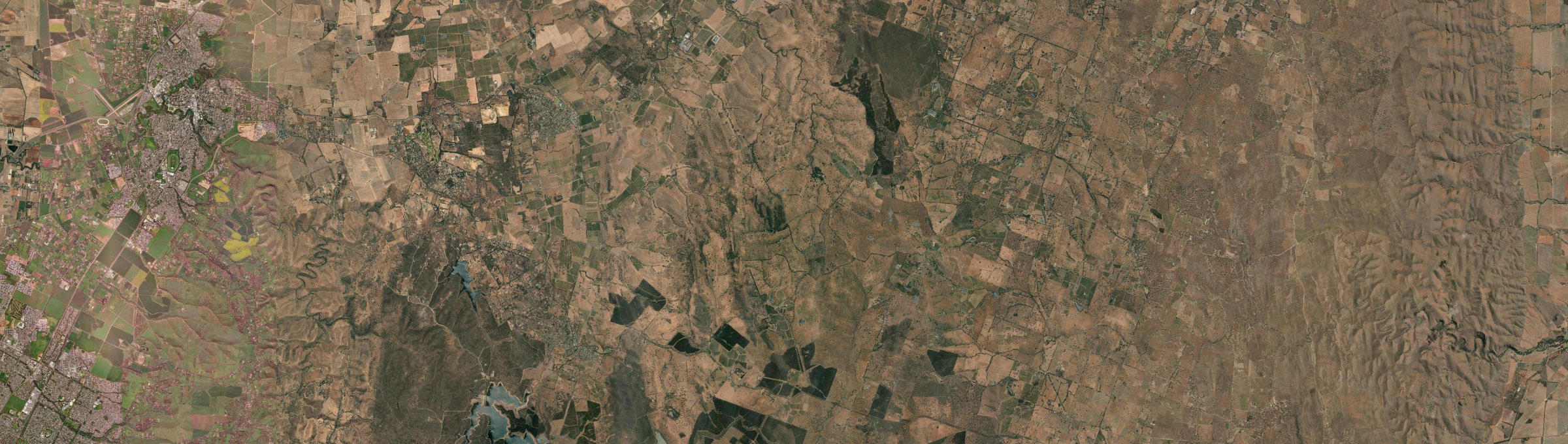 Aerial view of Pewsey Vale, SA
