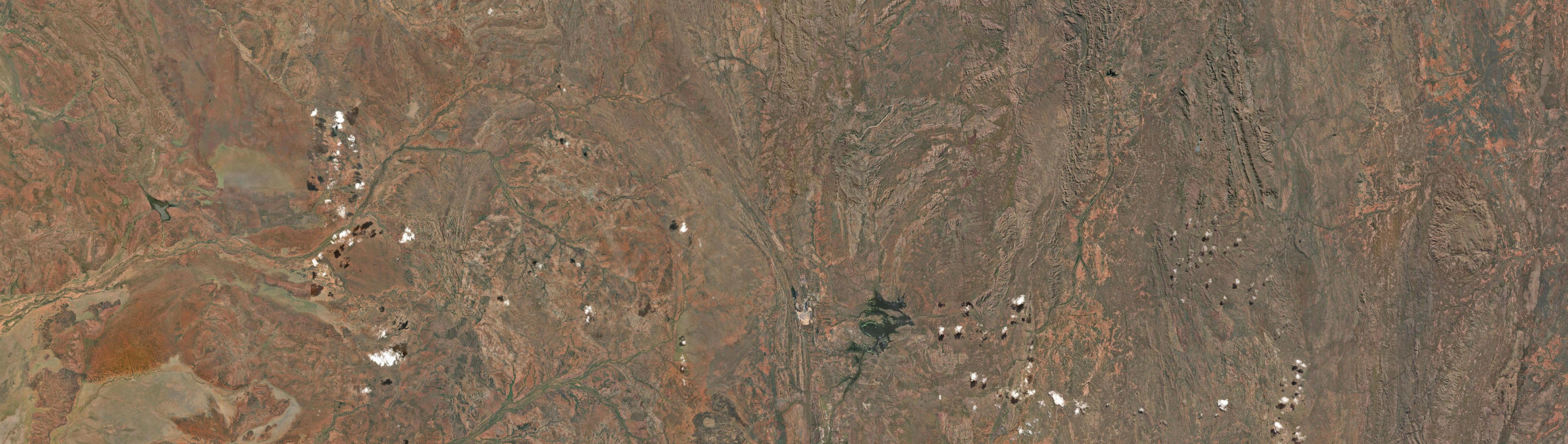 Aerial view of Mount Isa, QLD