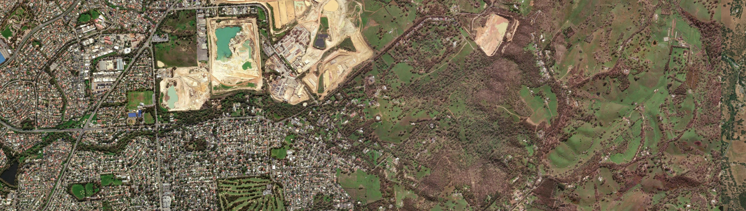 Aerial view of Yatala Vale, SA