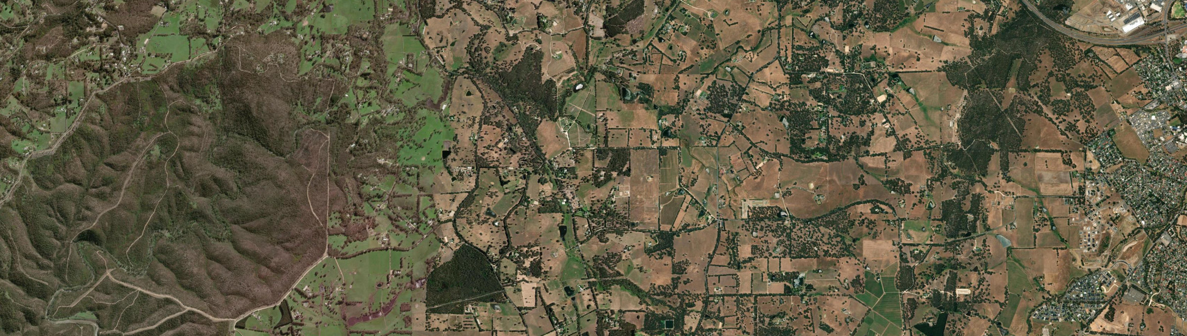 Aerial view of Biggs Flat, SA