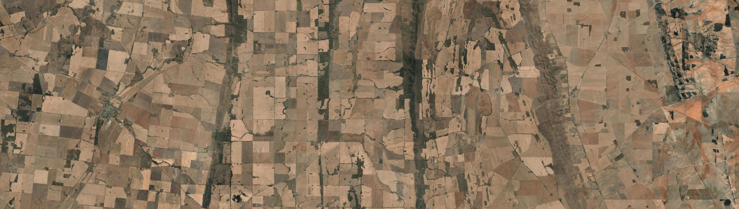 Aerial view of Tothill Creek, SA