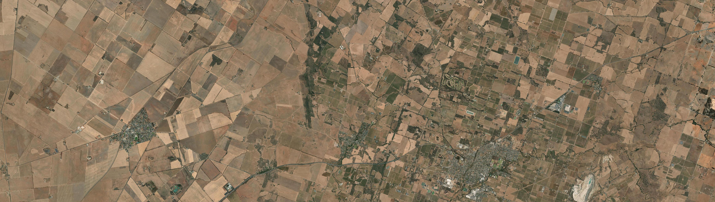 Aerial view of Greenock, SA