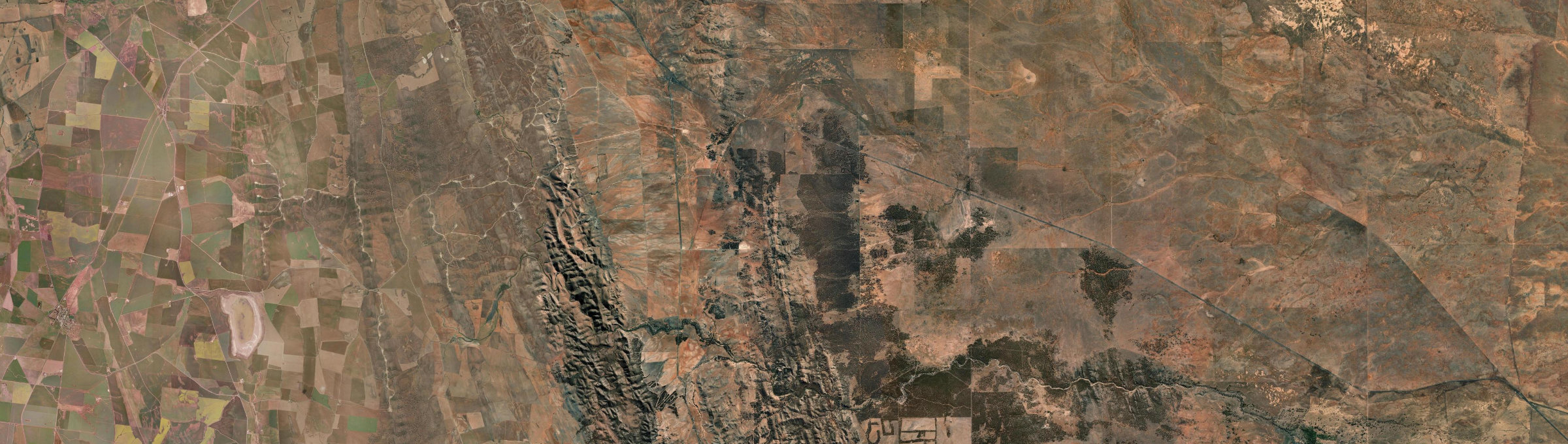 Aerial view of Worlds End (SA), SA
