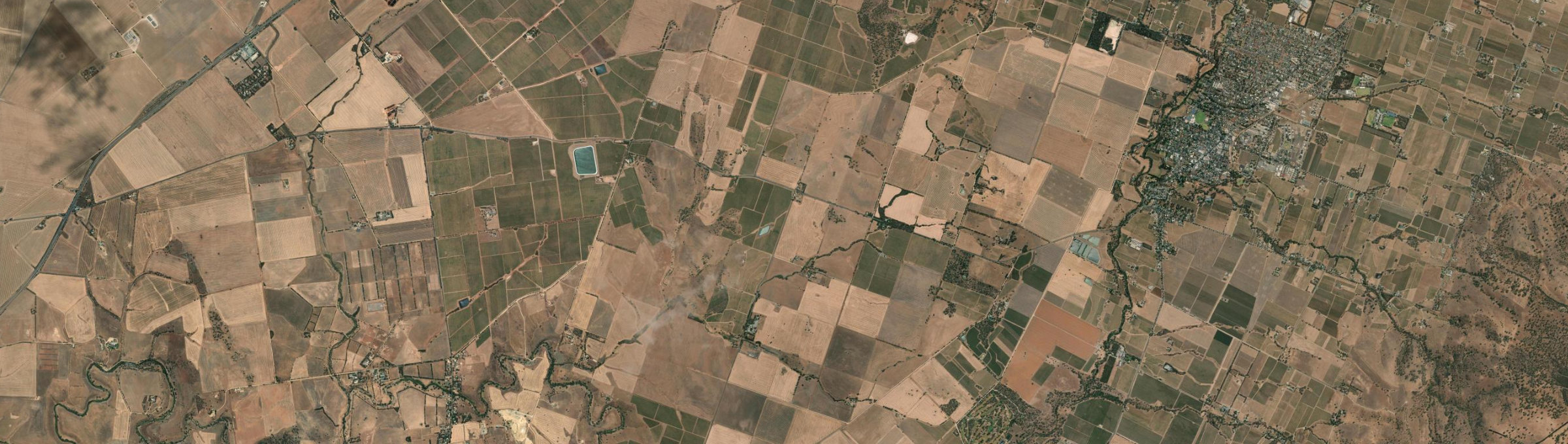 Aerial view of Gomersal, SA