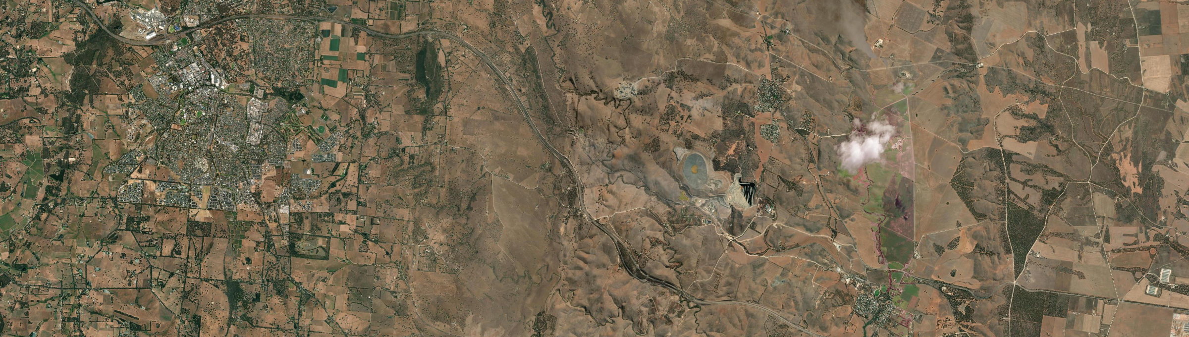 Aerial view of Petwood, SA