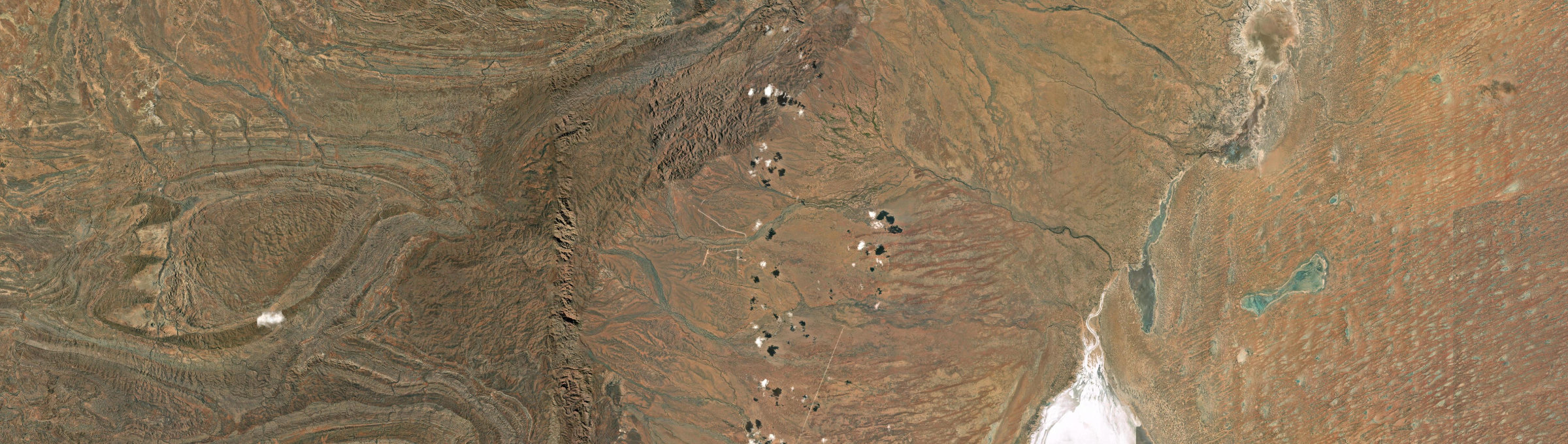 Aerial view of Arkaroola, SA