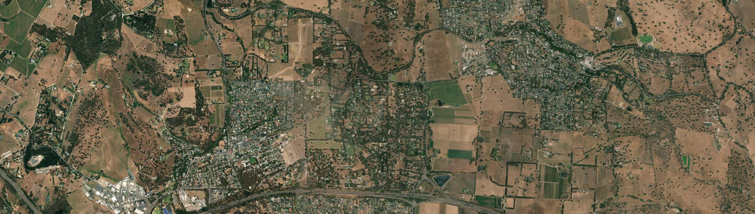 Aerial view of Blakiston, SA