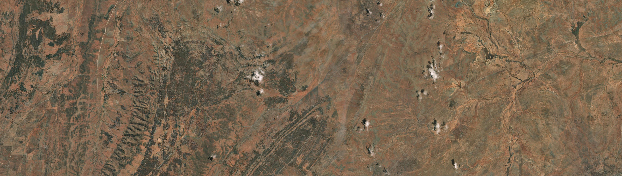 Aerial view of Nackara, SA