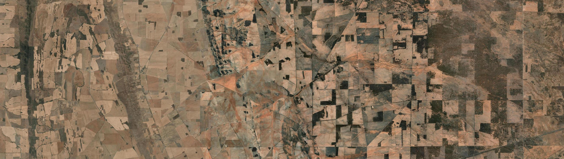 Aerial view of Australia Plains, SA