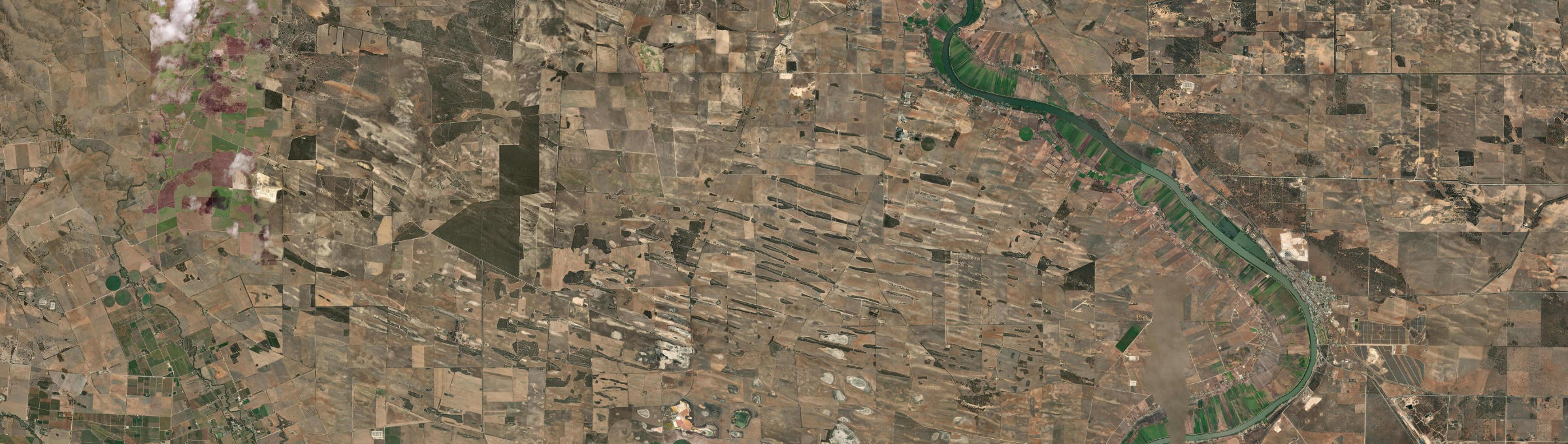 Aerial view of Brinkley, SA