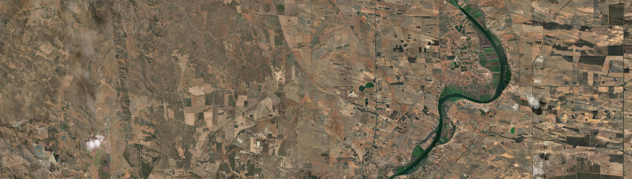 Aerial view of Pallamana, SA