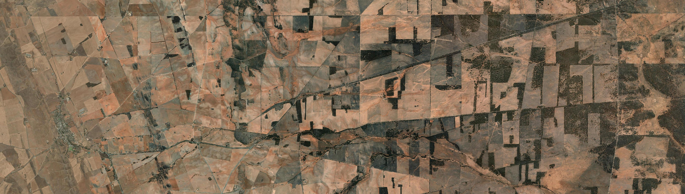 Aerial view of Sutherlands, SA