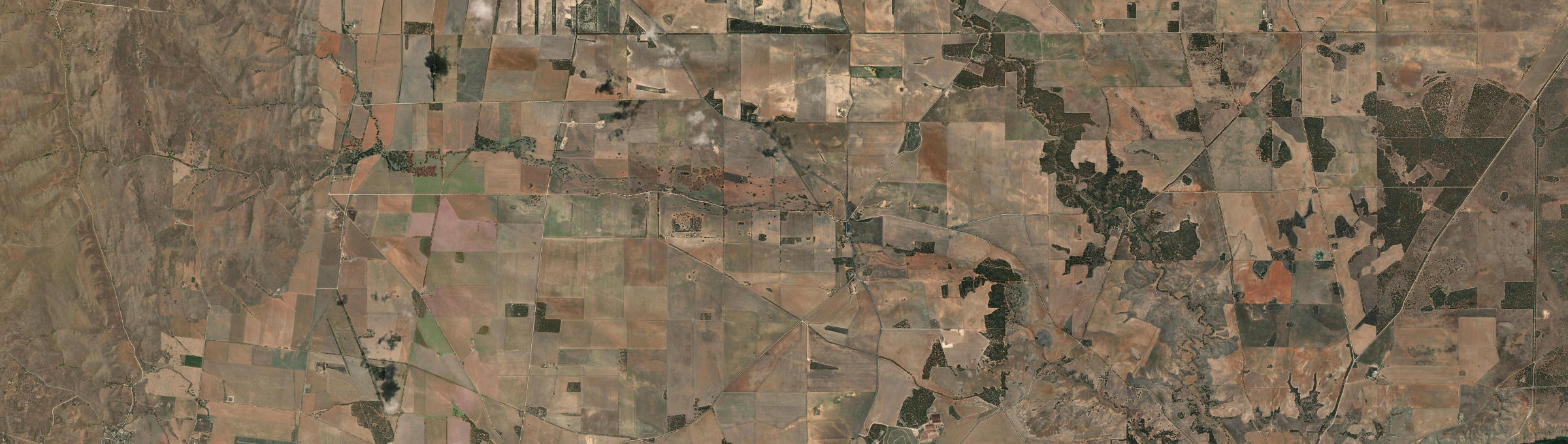 Aerial view of Punthari, SA