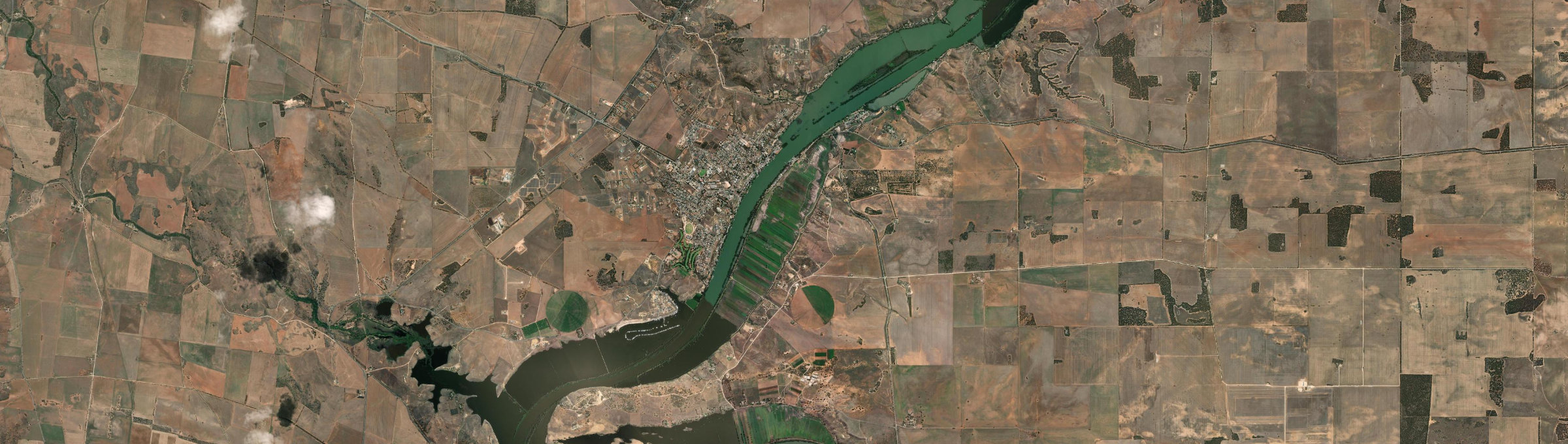 Aerial view of Cowirra, SA
