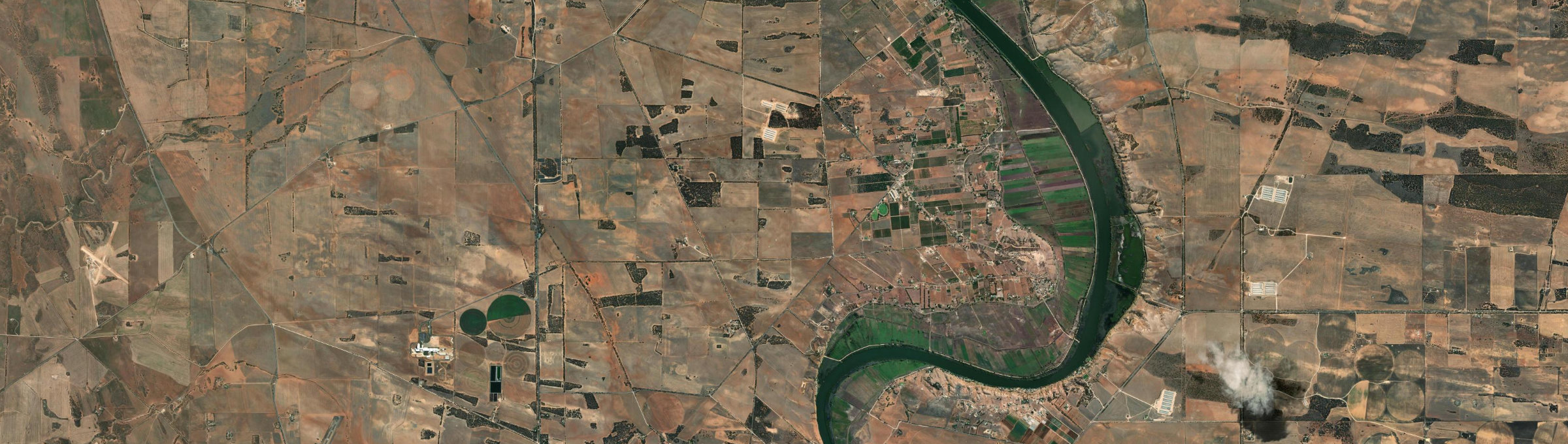 Aerial view of Mypolonga, SA
