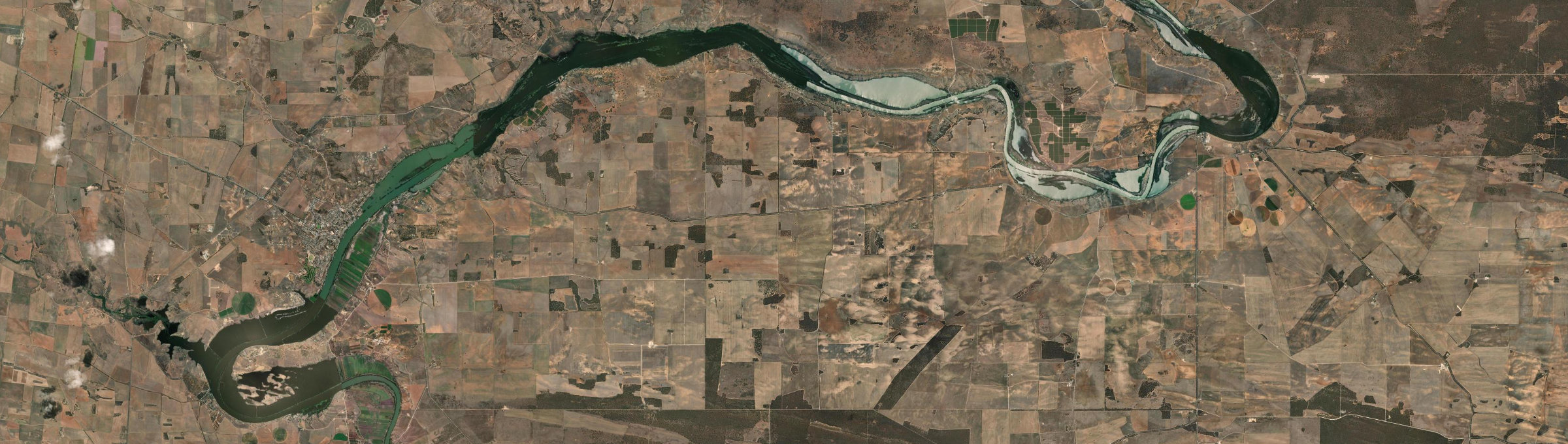 Aerial view of Younghusband, SA