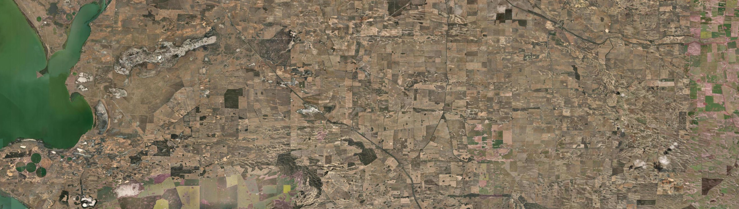 Aerial view of Coomandook, SA