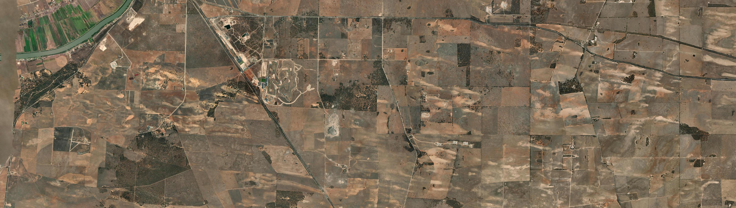 Aerial view of Elwomple, SA
