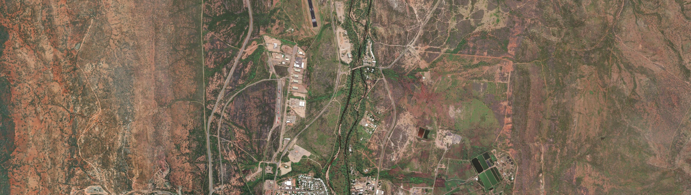 Aerial view of Lanskey, QLD